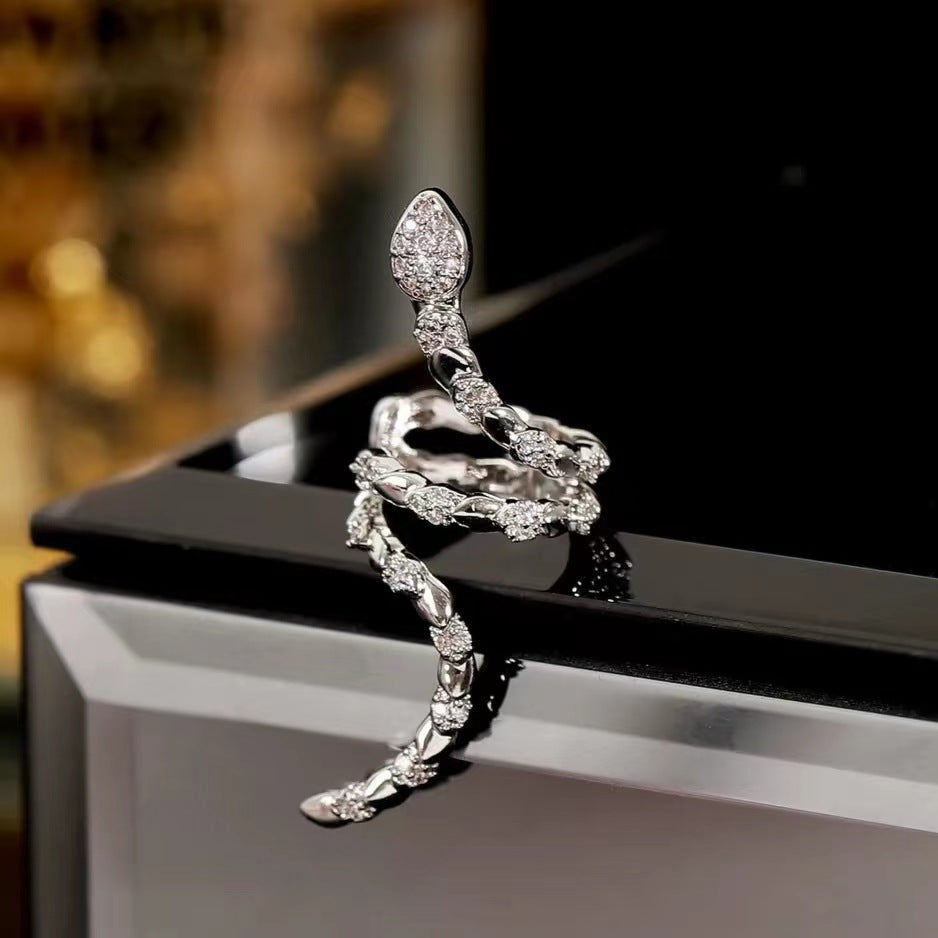 Schlangenzirkonia Ohrringe