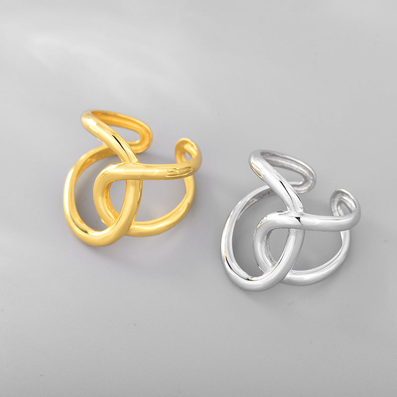 Double C Lnotted Line Verstellbarer Ring