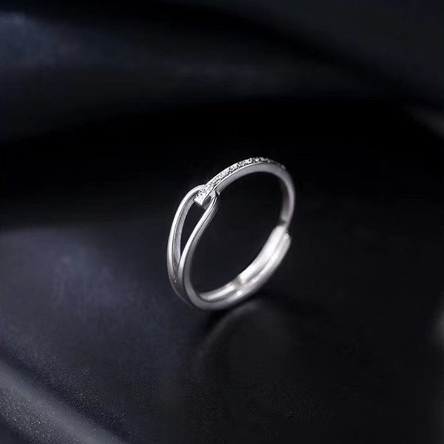 Silber Rupert's Tränen Ring