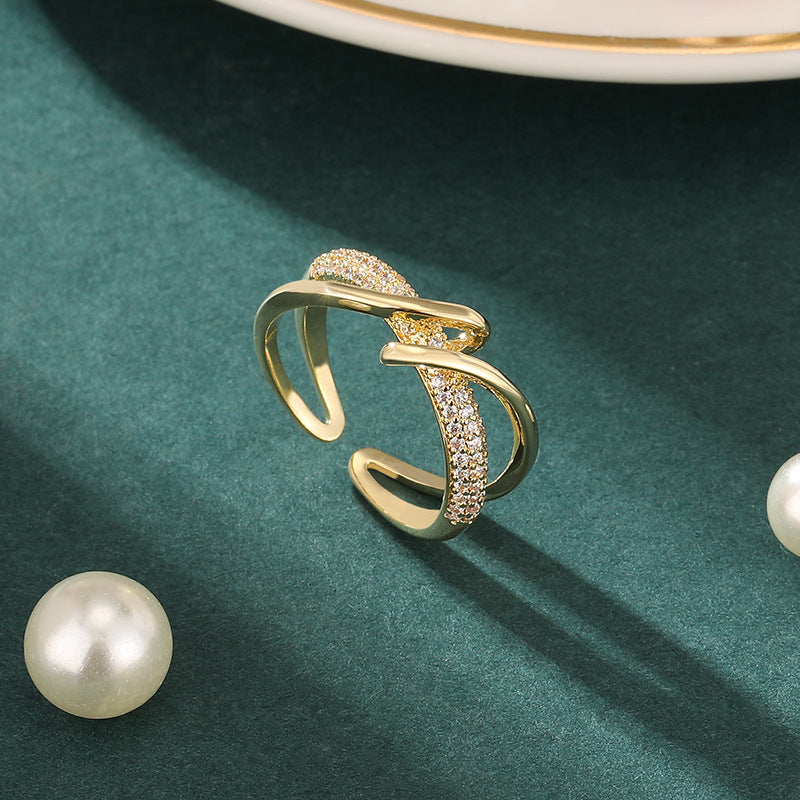 Personalisierter geometrischer verstellbarer Ring