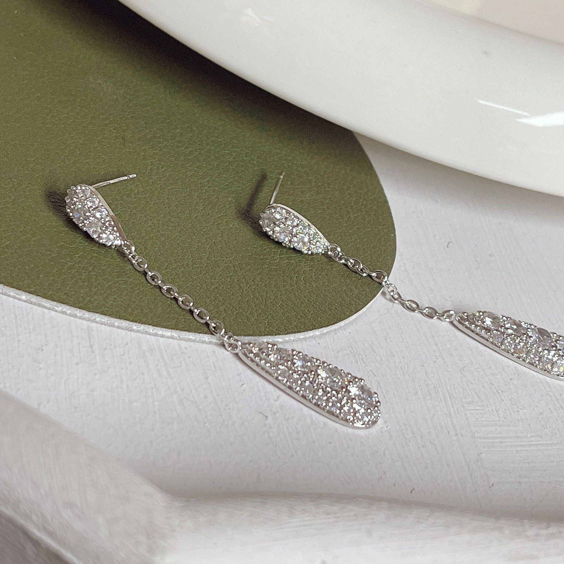 Wassertropfen-Ohrringe