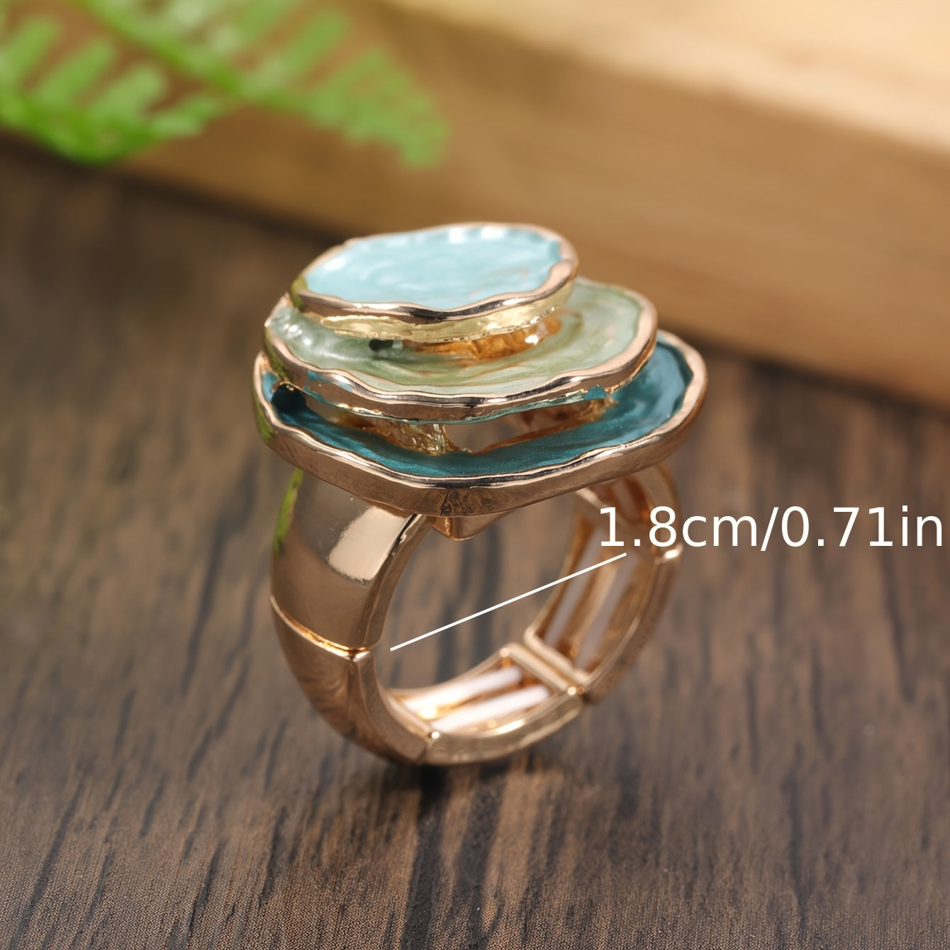 Boho-Dreifachlagen-Ring