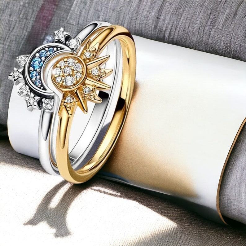 Passende „Linked in Love“ Ringe - Elegantes Set für Sie