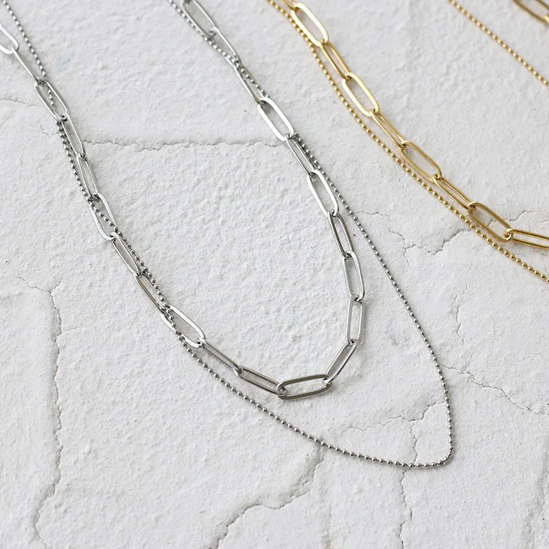 Miela – Halskette mit Lagenketten