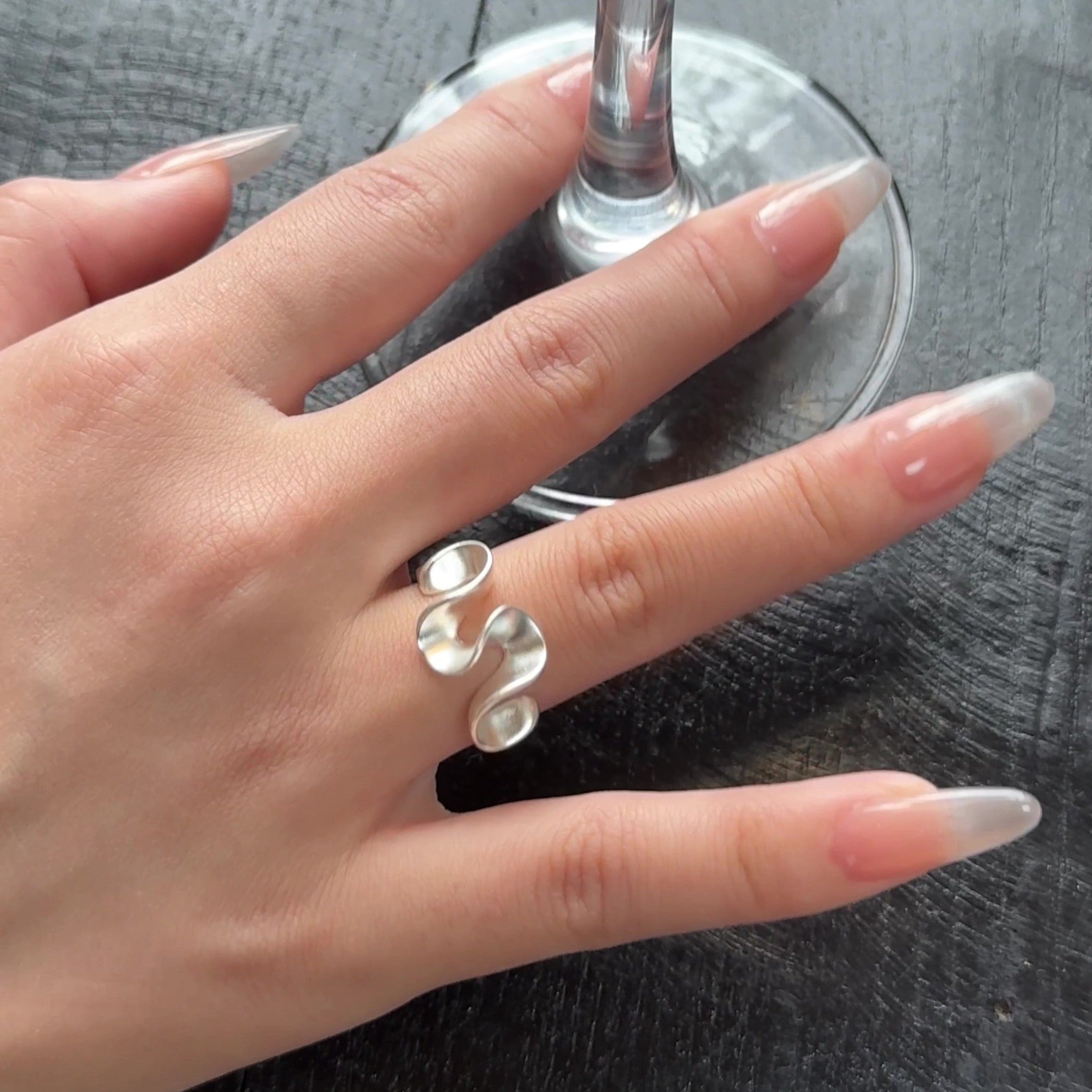 Wasserrippel-Ring