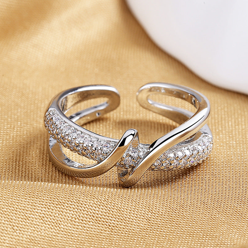 Personalisierter geometrischer verstellbarer Ring