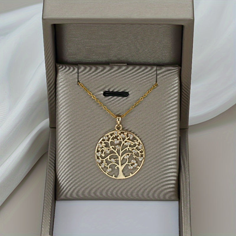 Golden Origins Zeitloser Baum des Lebens Anhänger für Sie