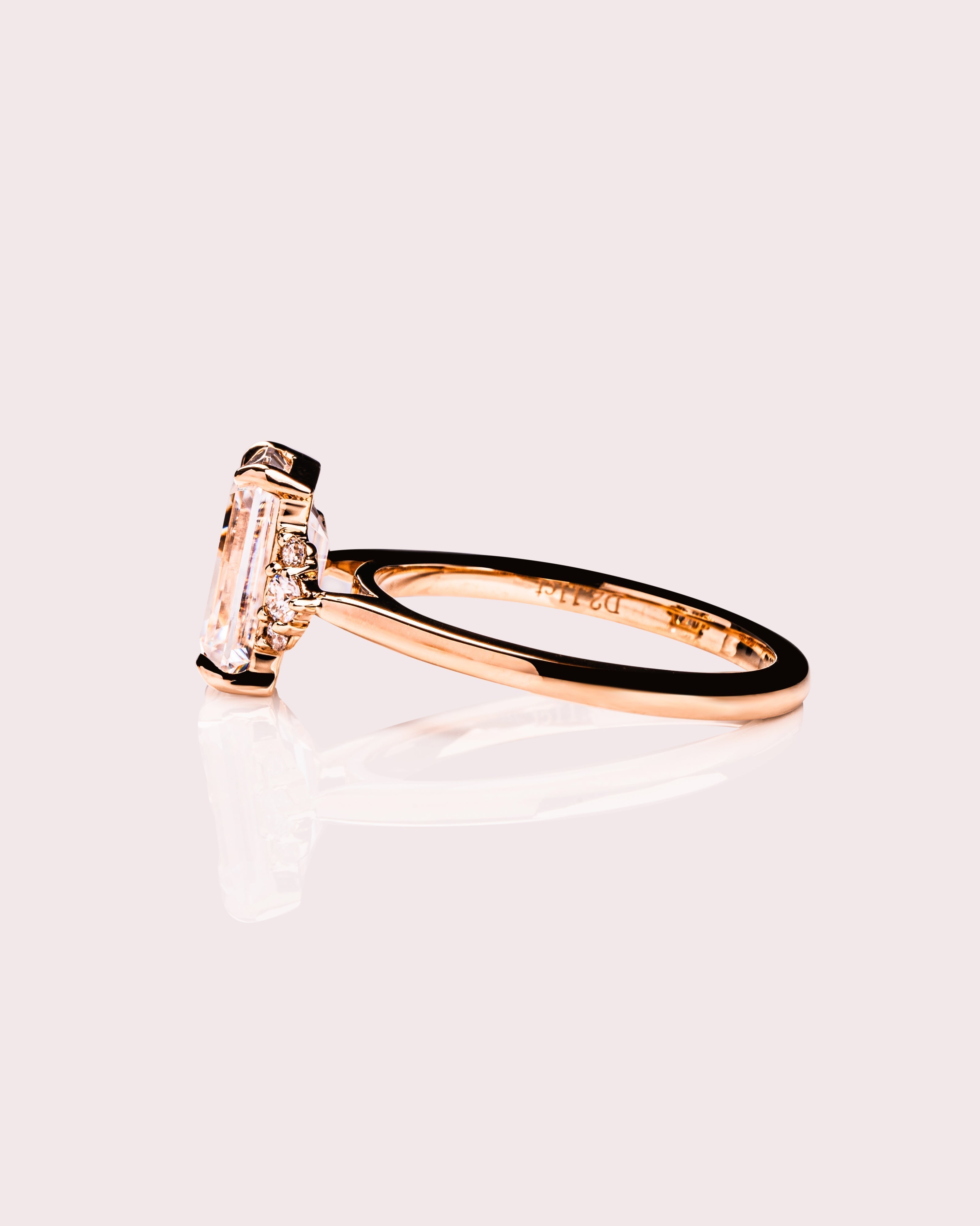 Cecilia - Smaragd | Gold