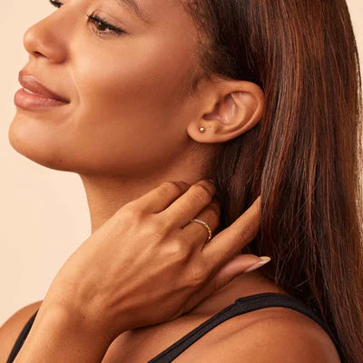 Haben eine Kugel Ohrstecker | Gold 16k