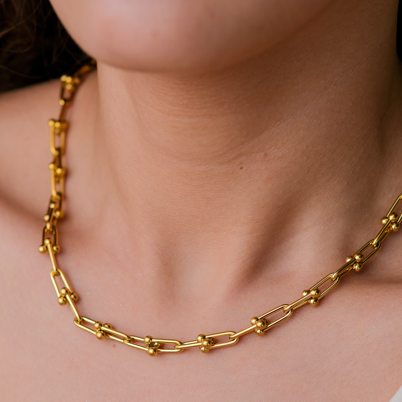 Kaskade Gold Kette Halskette