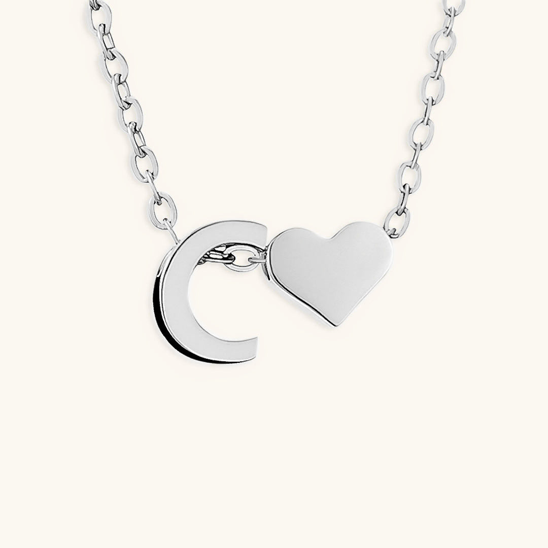 Ria Initial Letter Gold Halskette