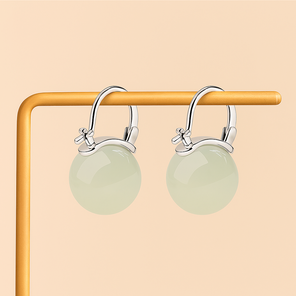 Elegante runde Perlenohrringe - stilvoll und zart