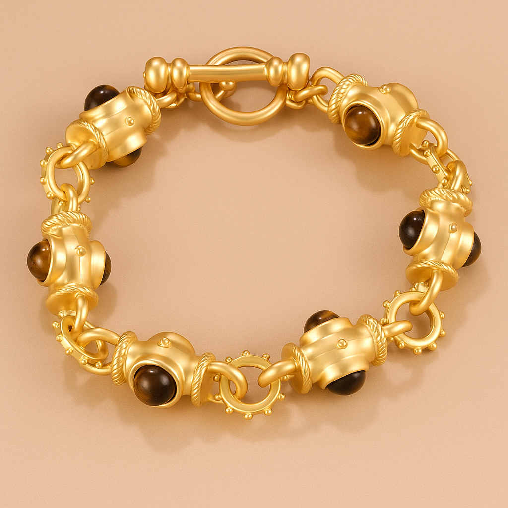 Boho-Türkis-Gliederarmband