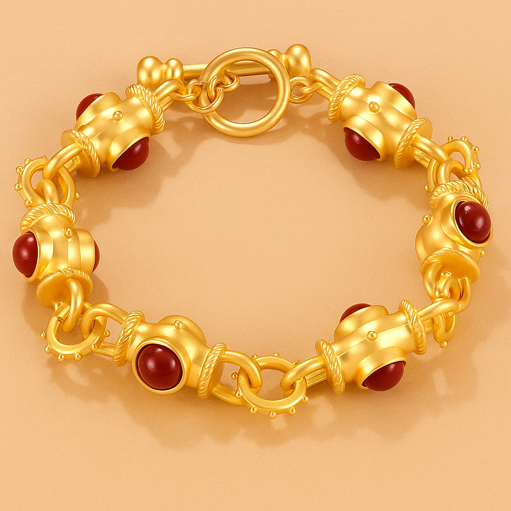 Boho-Türkis-Gliederarmband