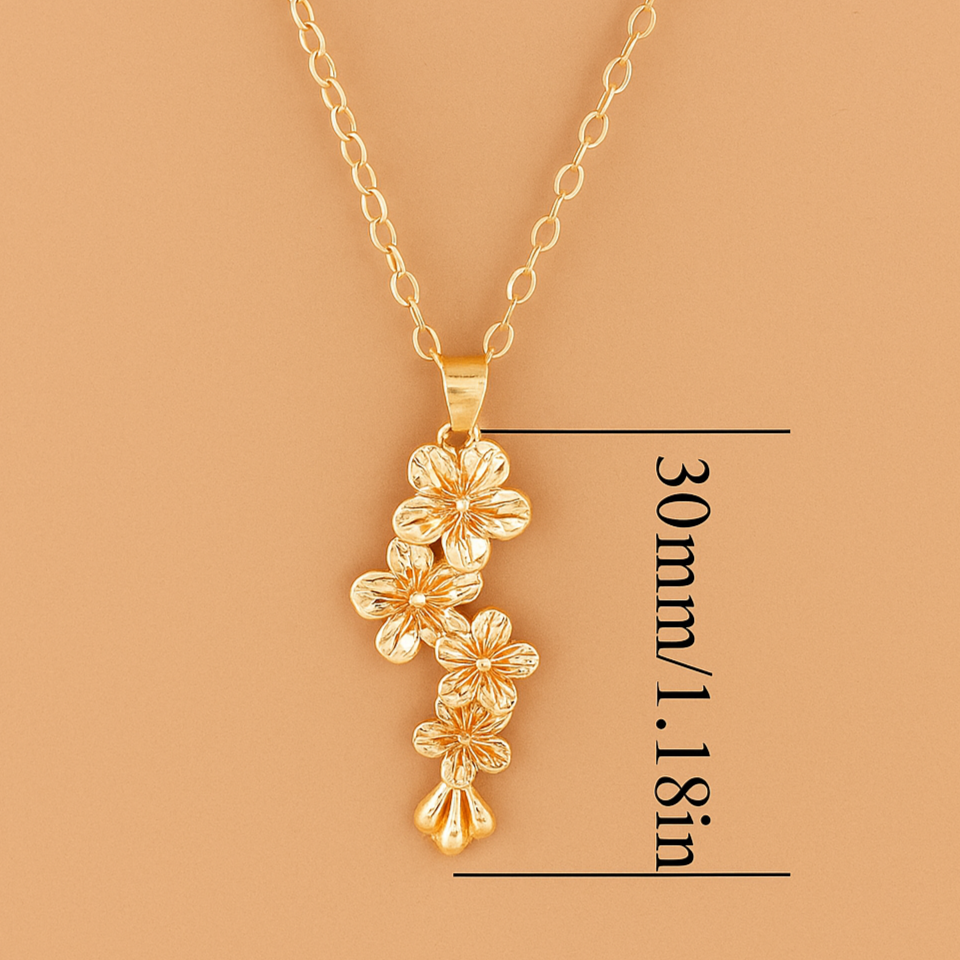 Kirschblüten-Halskette - Elegantes Design für Frauen