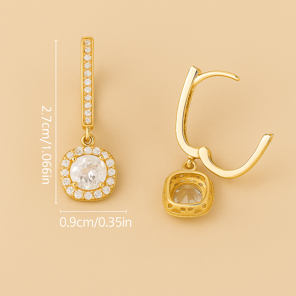 Luxuriöse Zirkon-Intarsien aus Kupfer für die Braut