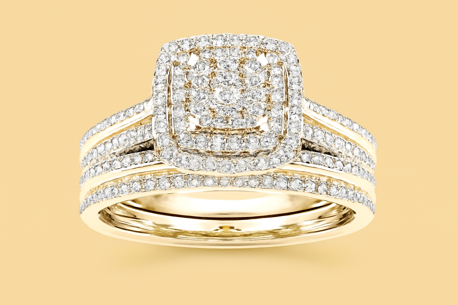 2-teiliges Boho-Ring-Set für Frauen