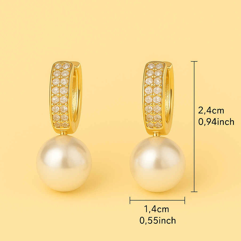 Klassische und minimalistische Ohrringe für Frauen - Vintage-inspiriertes Design