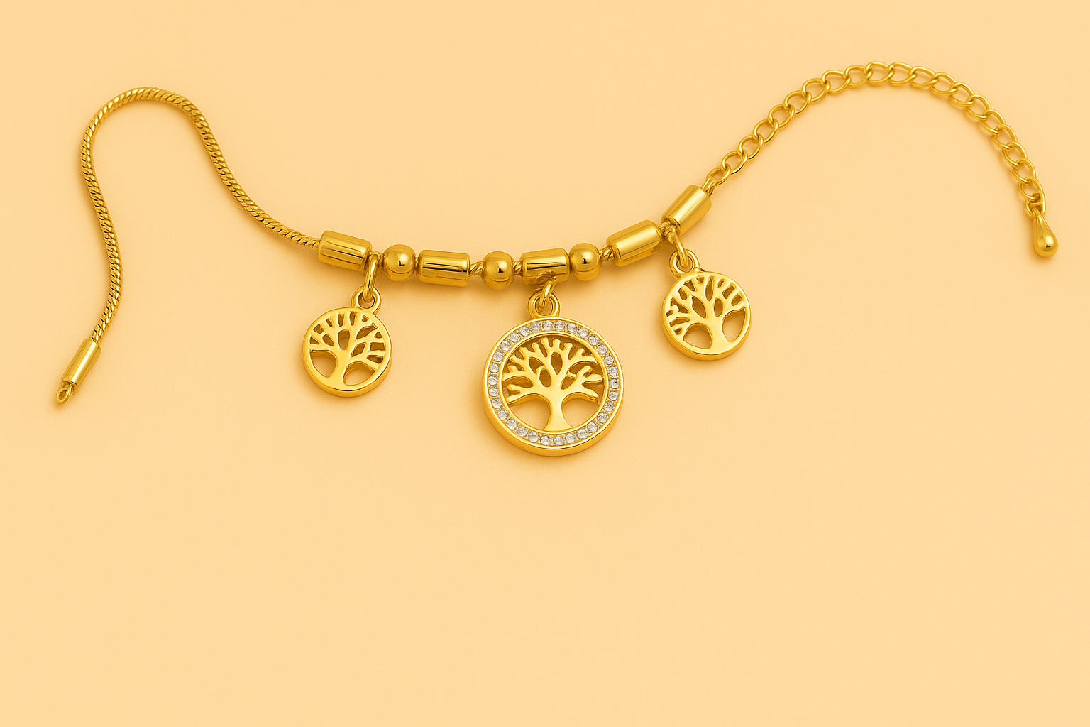 Aurora | Baum des Lebens Charm-Armband