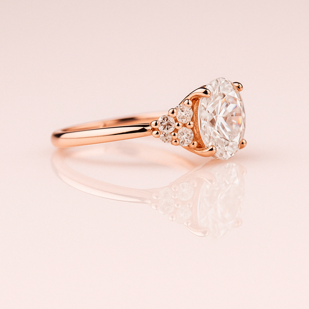 Hailley - Oval & Halbmond | Gold