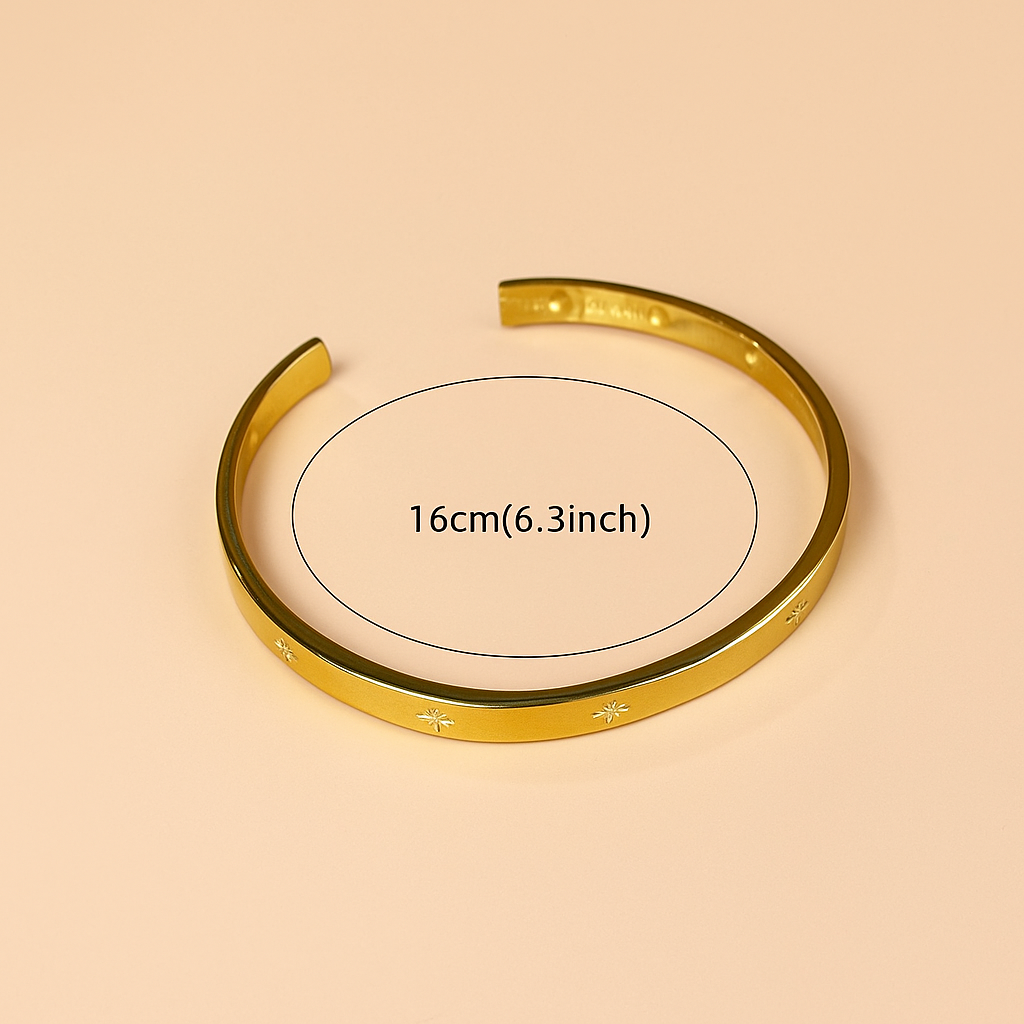 Exquisites funkelndes Stern-Zirkonia-Armband