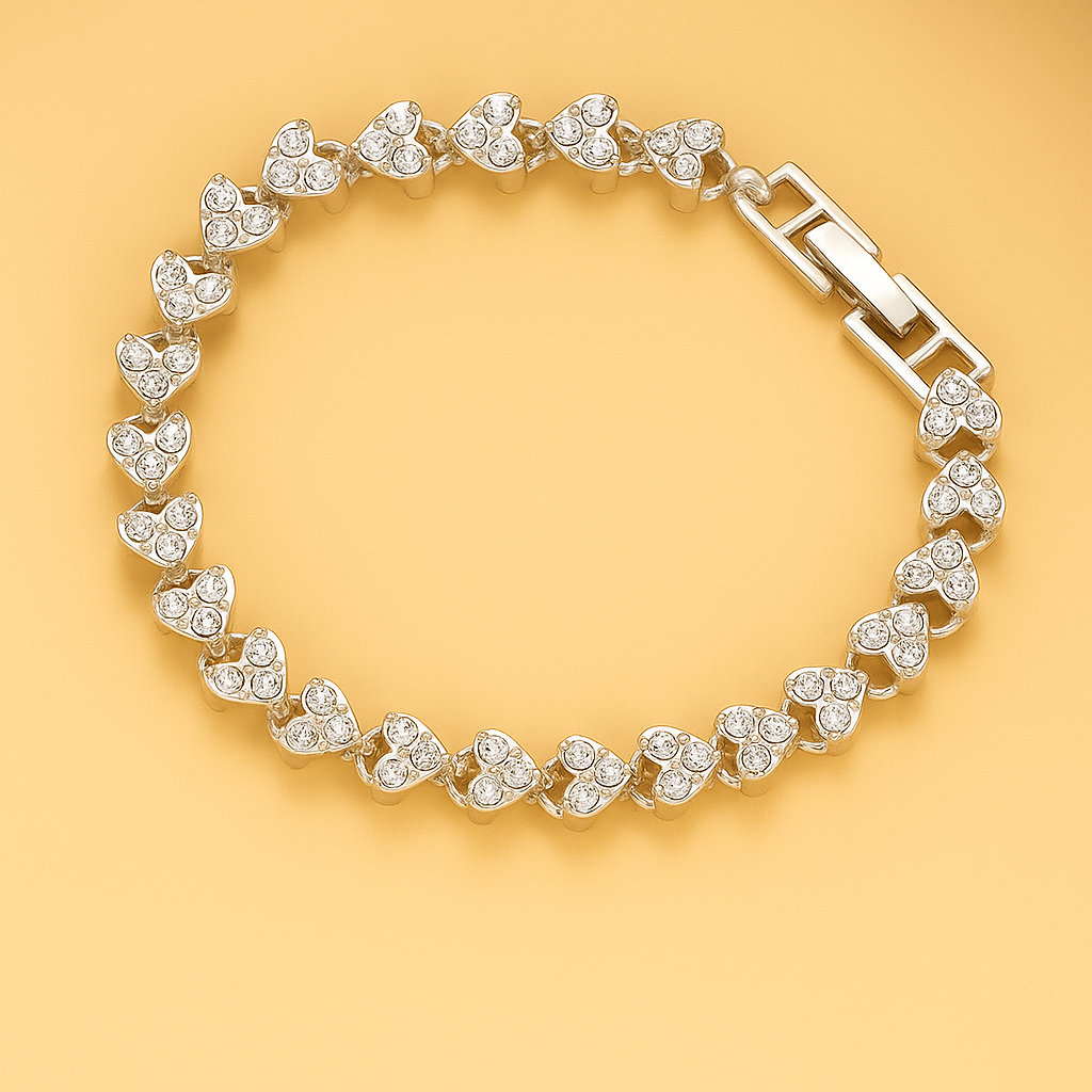 Funkelndes Herzarmband - Romantisches Geschenk für sie
