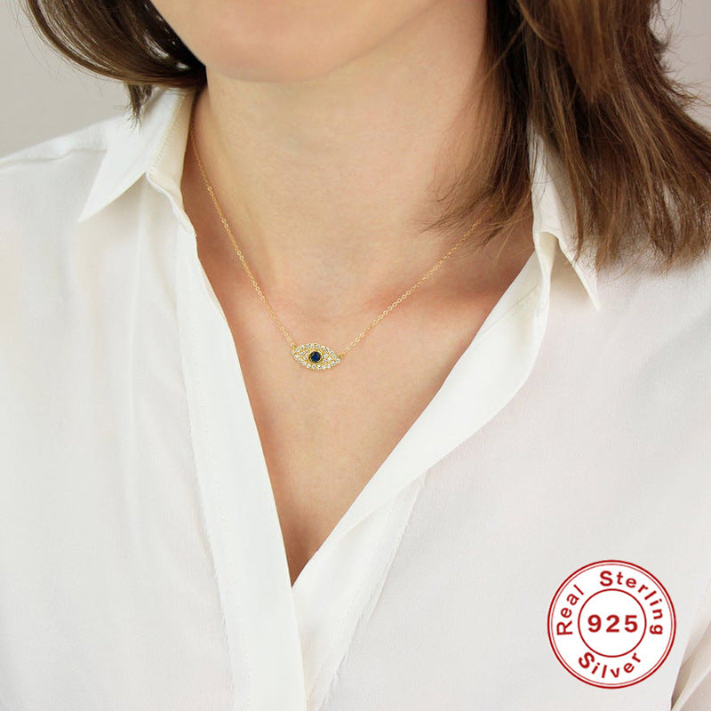 Elody Evil Eye Halskette - Gold