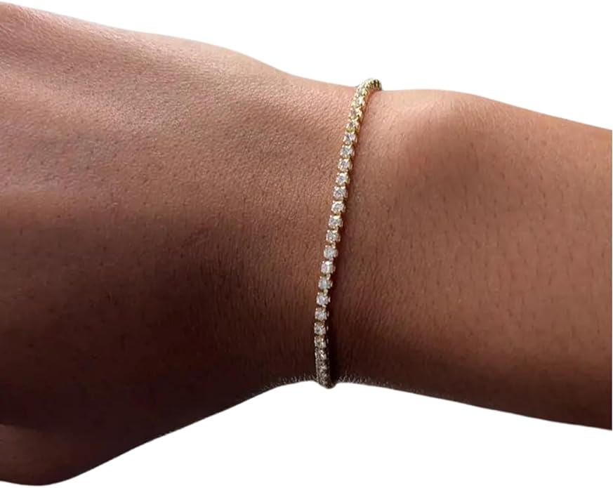 Grace Tennisarmband | Vergoldet