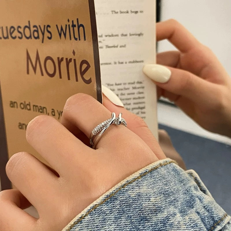 Personalisierter geometrischer verstellbarer Ring