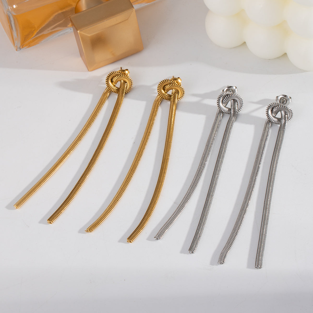 Lyra Tropfenohrringe - Gold