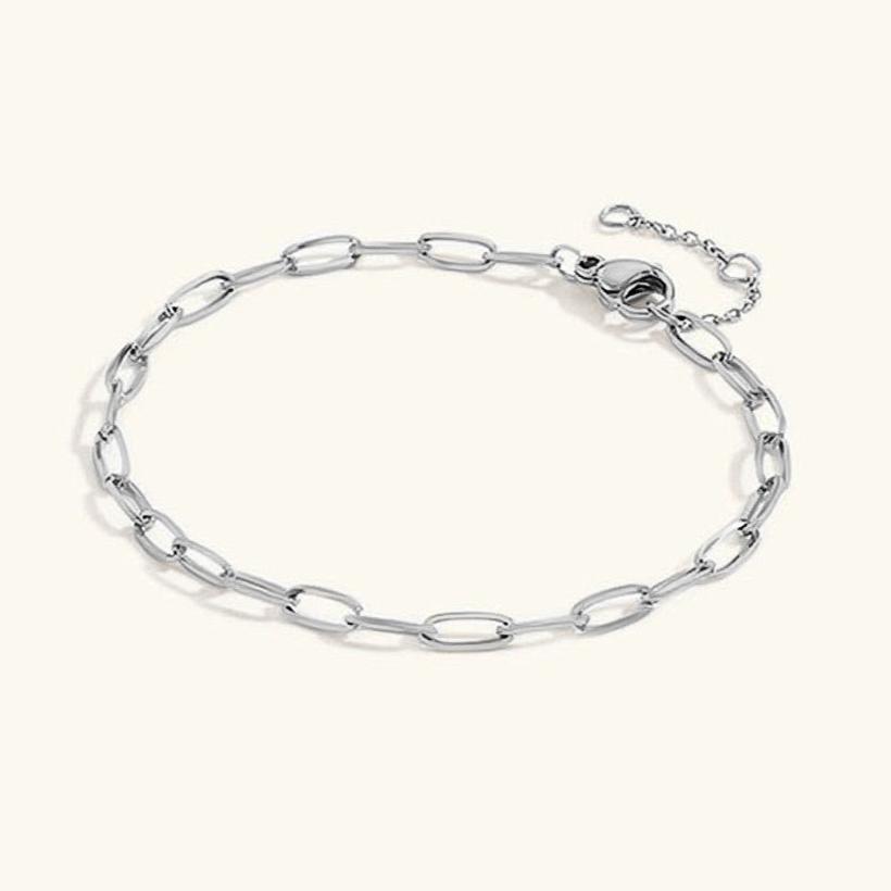 Maybelle Gold Büroklammer-Kettenarmband
