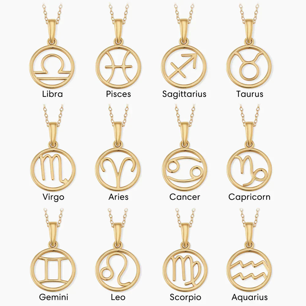 Sternzeichen Halskette | Gold
