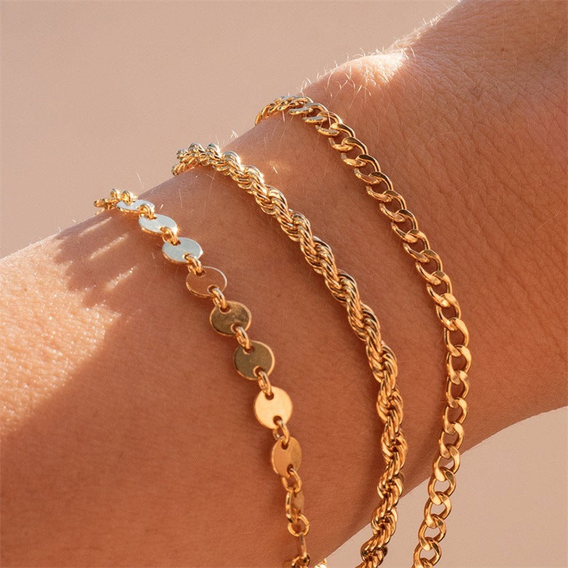 Olivia Gedrehtes Kettenarmband