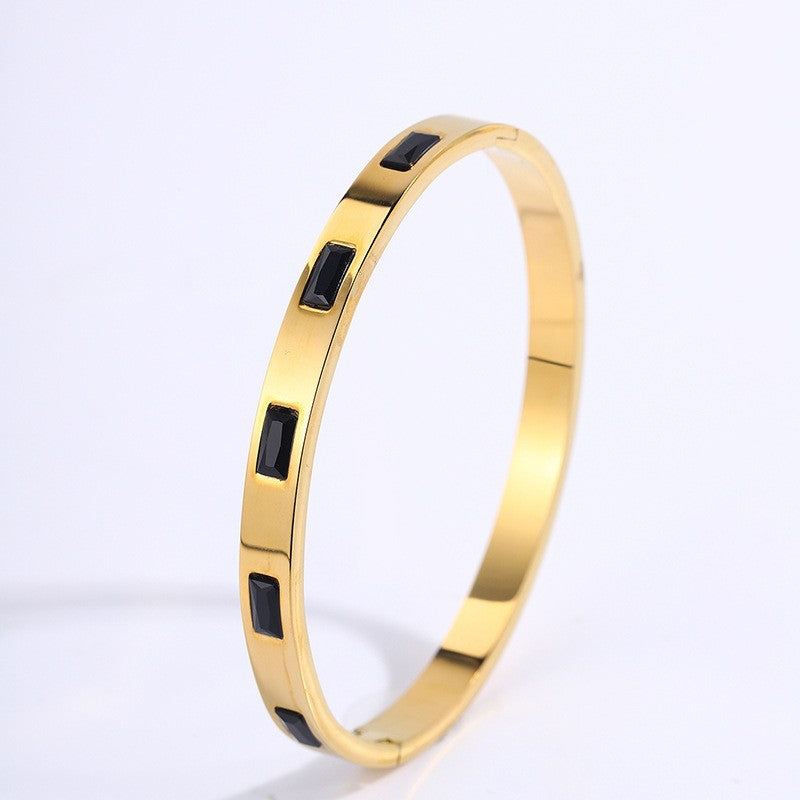 Renata Scarlatti Armband Braun | Gold