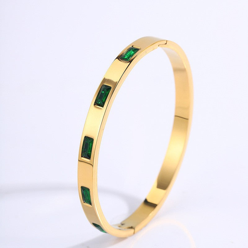 Renata Scarlatti Armband Braun | Gold