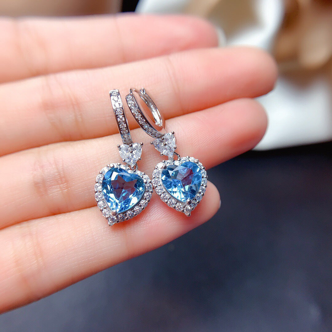 Liora Amorique Blau Set | Weißgold