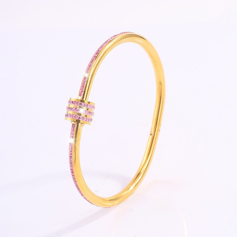 Tessandra Virelli Armband Grün | Gold