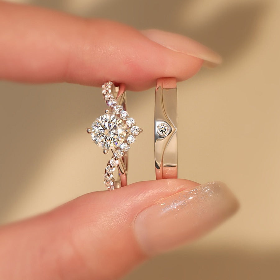 Elric Amora Paar Ringe | Gold