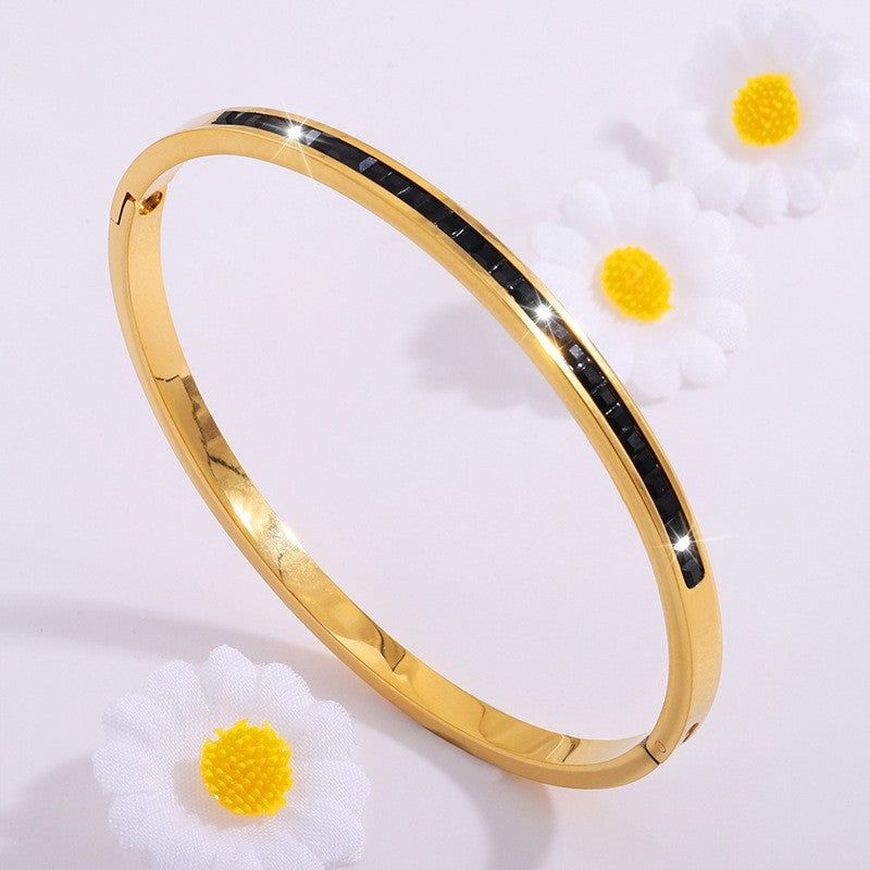 Liora Bellanotte Armband Grün | Gold