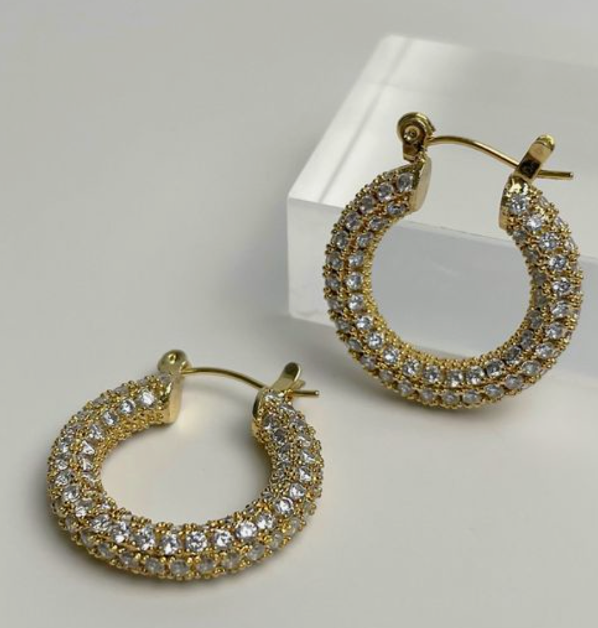 Zara Hoop Ohrringe | Vergoldet