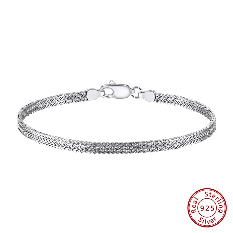 Silvia Tennisarmband - Silber