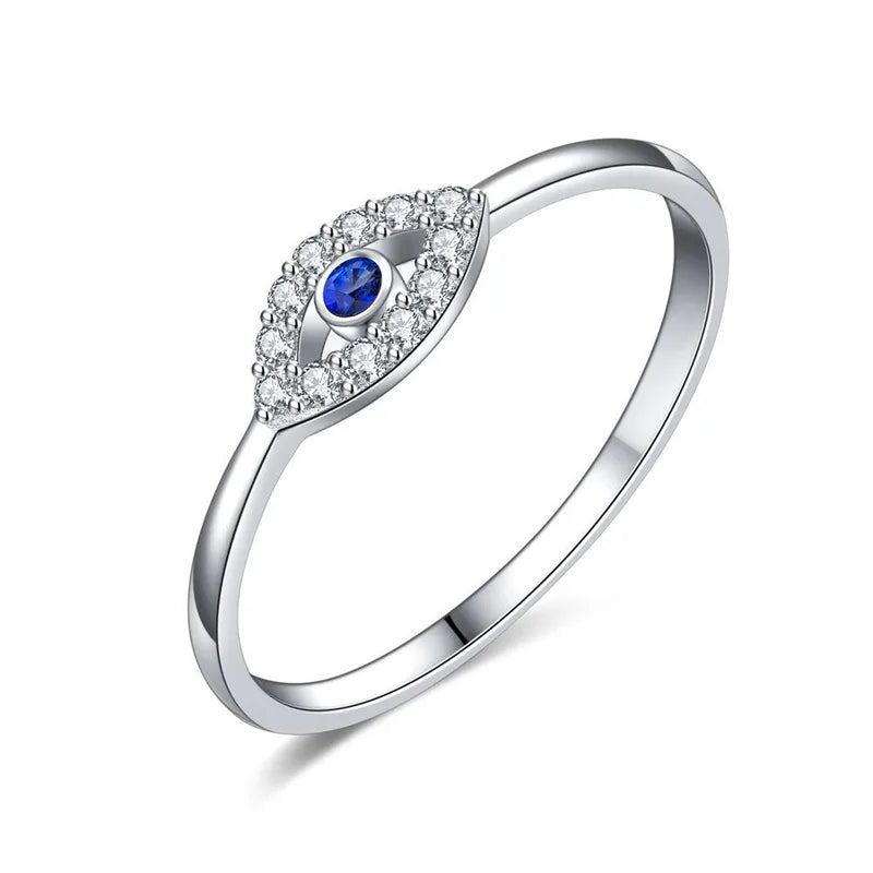 Toba Evil Eye Ring - Silber
