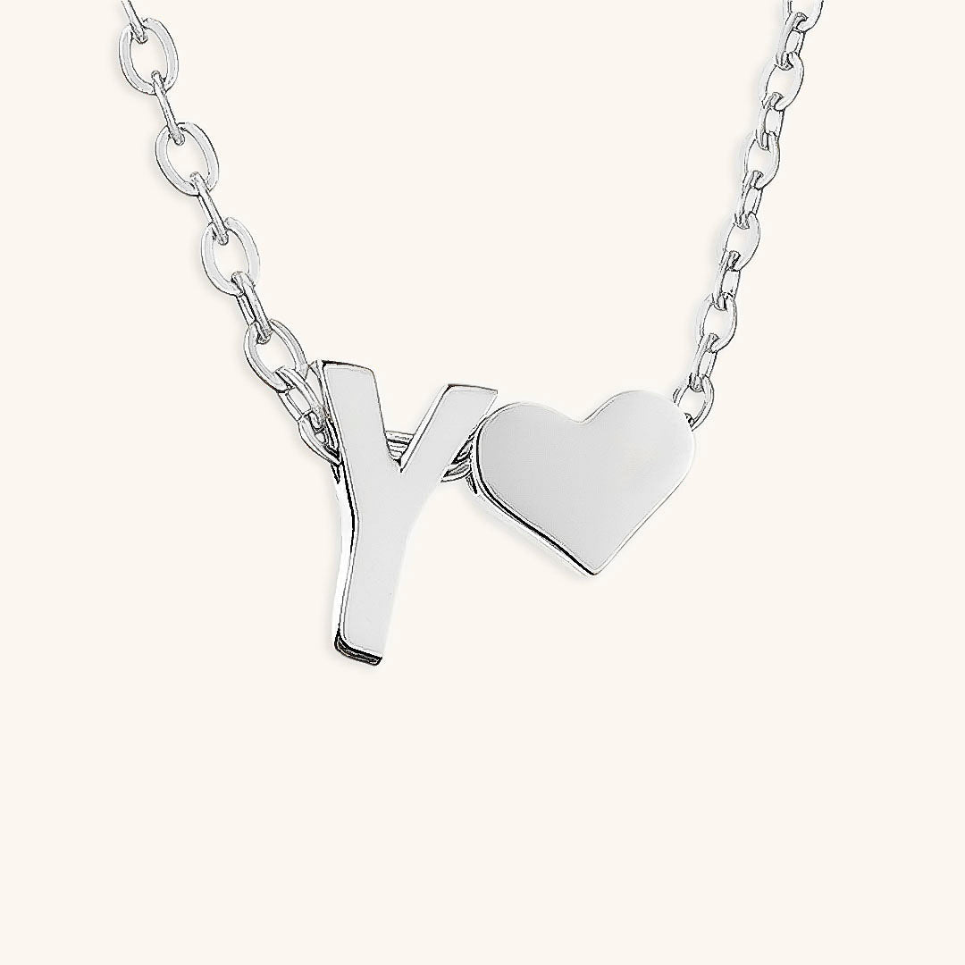 Ria Initial Letter Gold Halskette