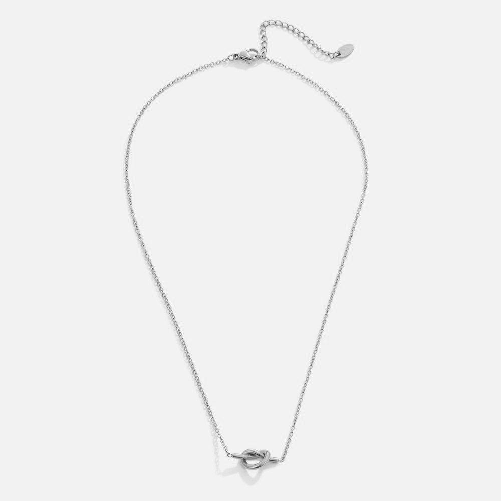 Adela – Silberne Knoten-Halskette