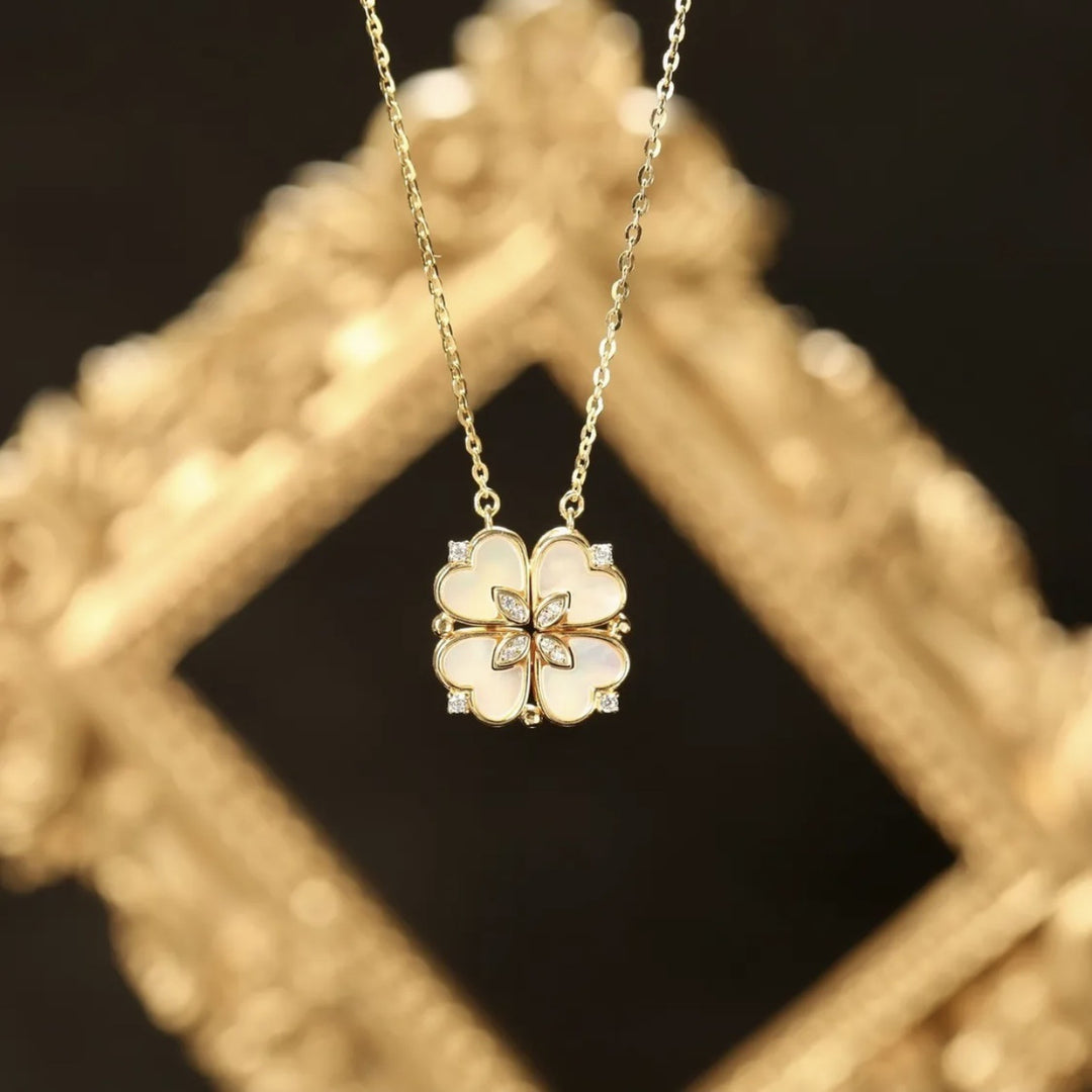 Euphonische Kleeblatt-Halskette