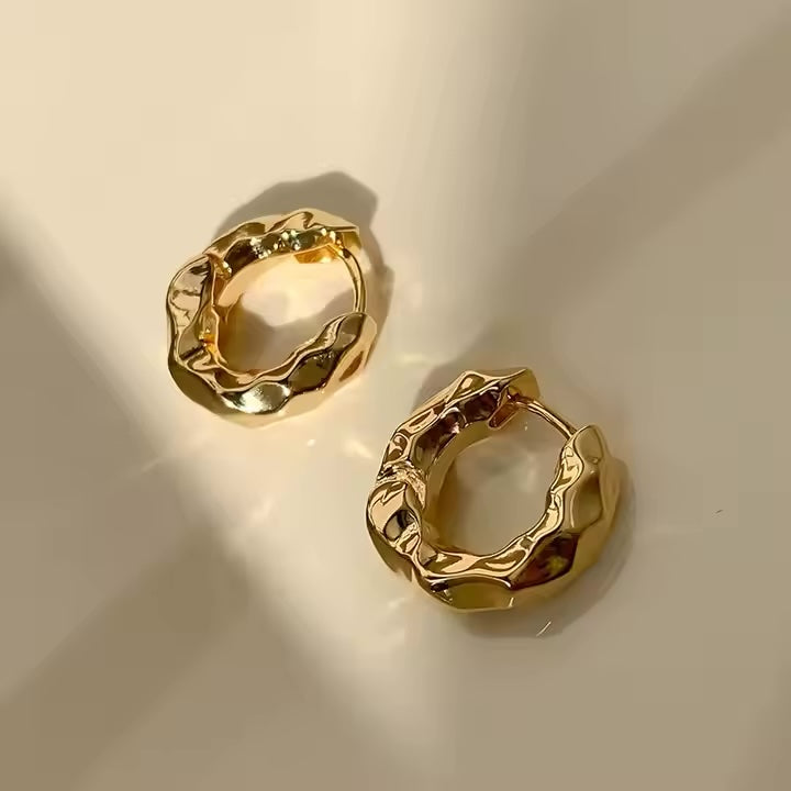 Holly Hoop Ohrringe | Vergoldet