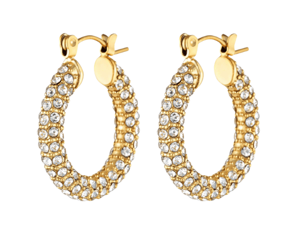 Zara Hoop Ohrringe | Vergoldet