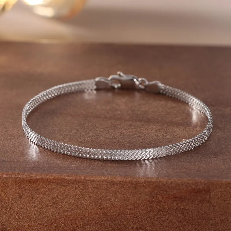 Silvia Tennisarmband - Silber