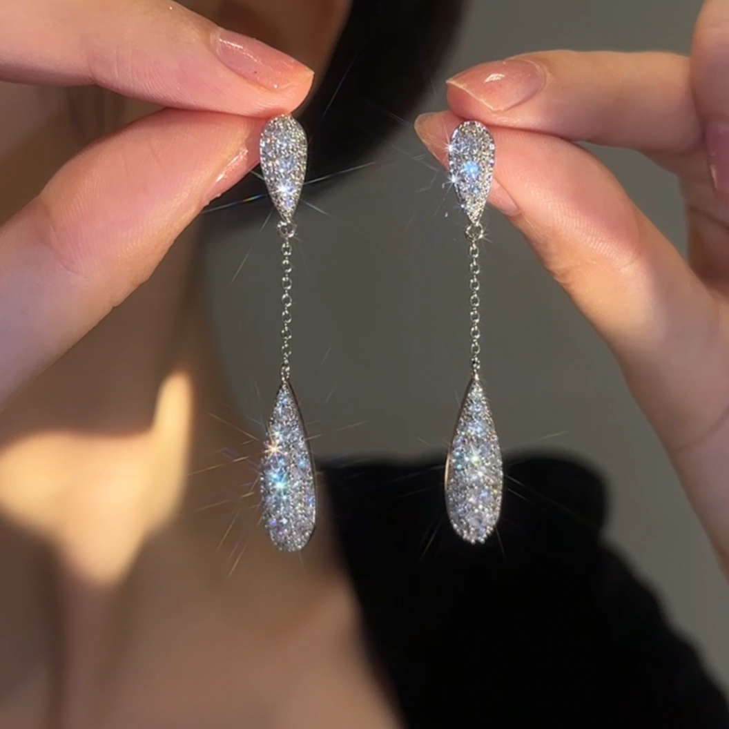 Wassertropfen-Ohrringe