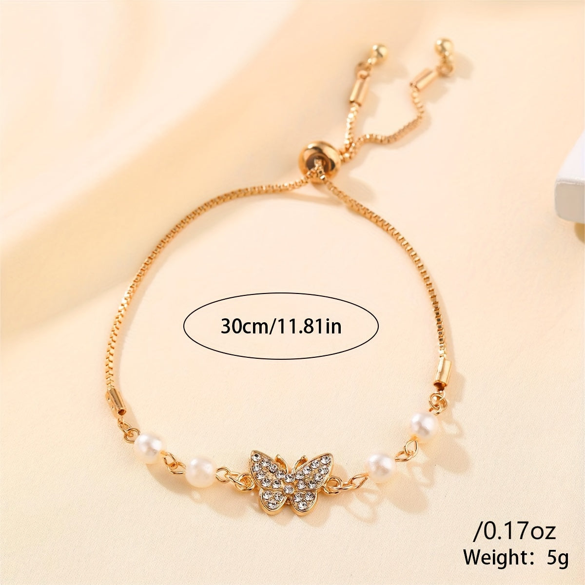 Verstellbares Schmetterlingsarmband